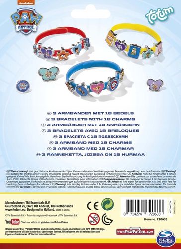Totum kreatywny zestaw do robienia bransoletek z charmsami Psi Patrol na Arena.pl