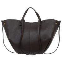 VERA PELLE torebka damska skórzana shopper duża na ramię V713 c.brązowa