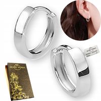 KOLCZYKI SREBRNE 925 SREBRO KÓŁKA KOŁA ANGIELSKIE KREOLKI ELEGANCKIE