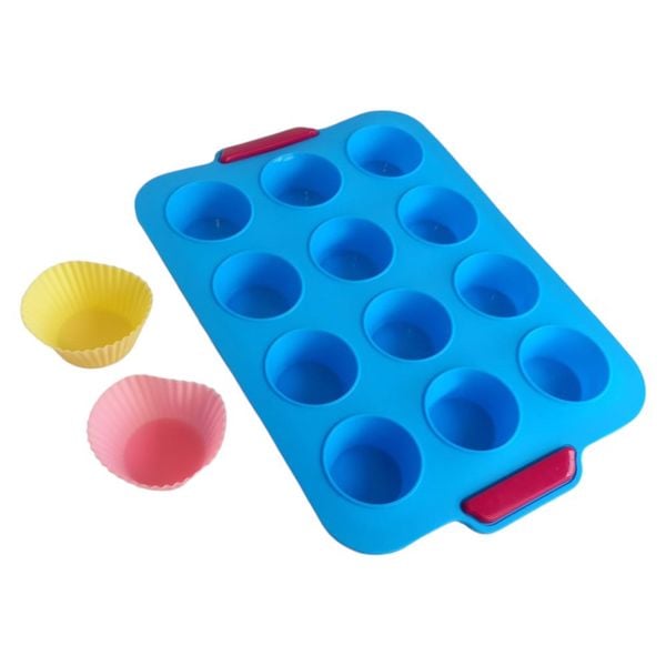 Forma Do Pieczenia Babeczek Muffinek 12 Silikonowa zdjęcie 1