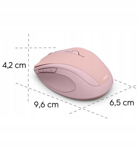 Mysz HAMA WM-400 Różowy na Arena.pl