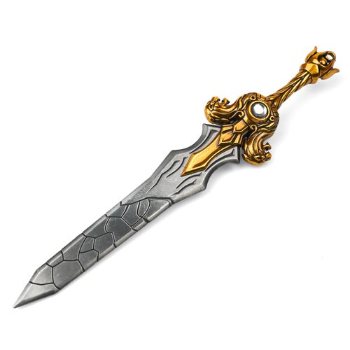 Miecz Turalyon | 28 cm | Metal | Brelok | Warcraft na Arena.pl