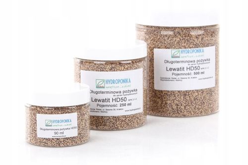 HYDROPONIKA nawóz do hydroponiki HD50 - 500 ml słoiczek nawozu LEWATIT na Arena.pl