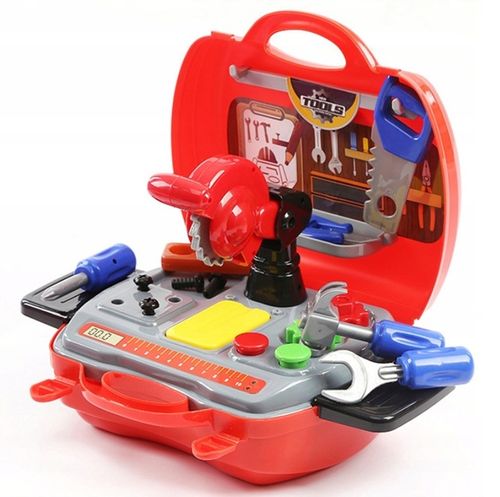NARZĘDZIA zestaw narzędzi w walizce WARSZTAT narzędzia dla dzieci SUPERCENA na Arena.pl