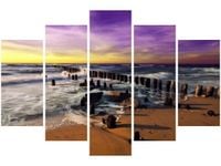 OBRAZ SUNSET PRZEMIJANIE MORZEM