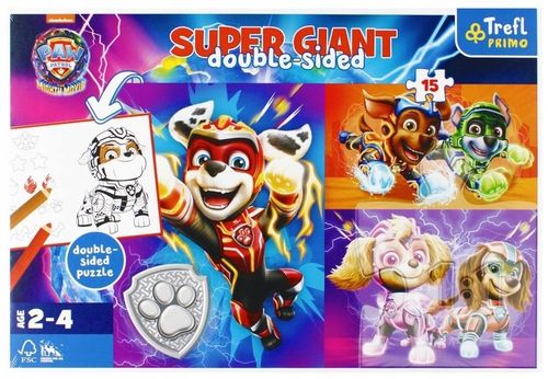 PUZZLE SUPER GIGANT 15 WSPANIAŁA DRUŻYNA PAW 42009 na Arena.pl