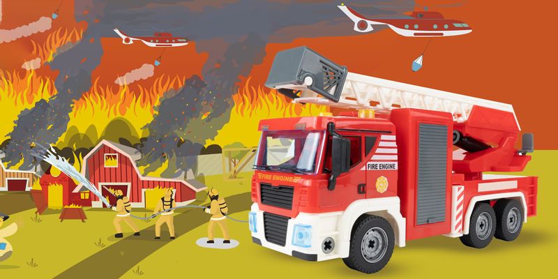 Auto do Montażu Straż Pożarna 95 elementów zdjęcie 8