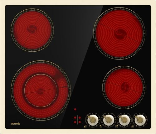 Płyta kuchenna ceramiczna Gorenje EC642CLI 60cm RETRO Kość Słoniowa na Arena.pl