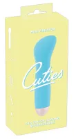 cuties mini wibrator niebieski 7 trybow wodoodporny 12,9 cm