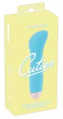 cuties mini wibrator niebieski 7 trybow wodoodporny 12,9 cm