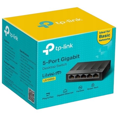 SWITCH SIEĆ TP-LINK LS1005G ENERGOOSZCZĘDNY GIGOWY na Arena.pl