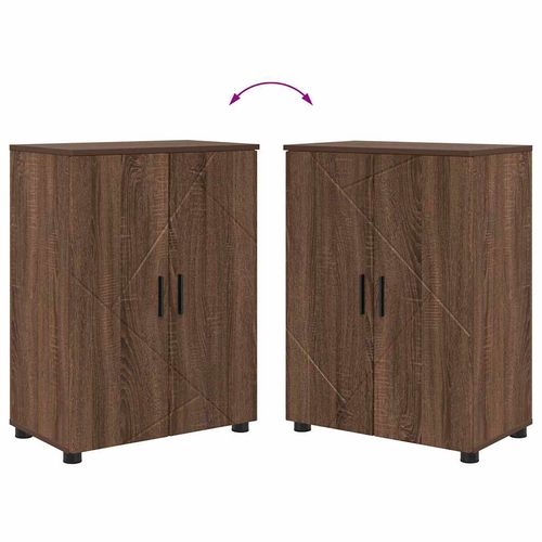 Szafka Łazienkowa z półką Brązowy dąb 60 x 35 x 80 cm na Arena.pl