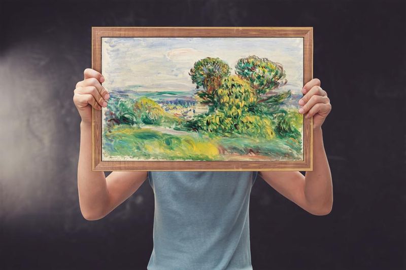 Landscape, Pierre-Auguste Renoir - plakat 30x20 cm zdjęcie 2