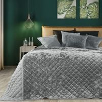 Narzuta dekoracyjna KRISTIN 220x240 Eurofirany srebrna