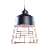 Lampa wisząca metalowa czarna MONTE