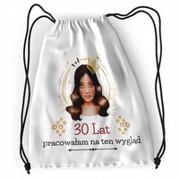 Plecak Urodziny 30 30Te Sportowy Szkolny Worek Z Nadrukiem Ze Zdjęciem
