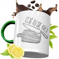 Kubek Zielony Dla Kucharza Idealny Prezent Z Nadrukiem Ze Zdjęciem