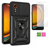 Etui pancerne do SAMSUNG GALAXY XCOVER 7 Slide Ring case + szkło na ekran