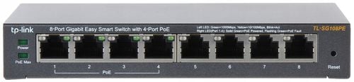 TP-LINK TL-SG108PE Switch Smart 8xGE (4xPoE) na Arena.pl