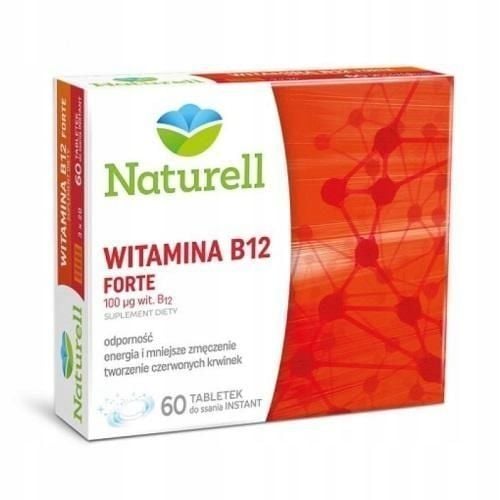 NATURELL Witamina B12 Forte, 60 tabl. do ssania na Arena.pl