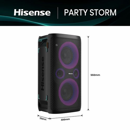 Głośnik Bluetooth Przenośny Hisense Czarny 300 W na Arena.pl
