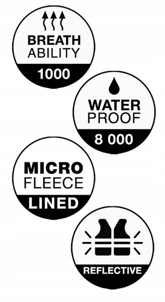 KURTKA MĘSKA SOFTSHELL HI-TEC NETI II WODOODPORNA L zdjęcie 5