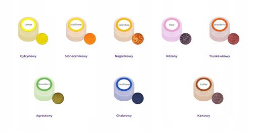 NATURALNE BARWNIKI SPOŻYWCZE W PROSZKU - 8 KOLORÓW 8x2,5g na Arena.pl