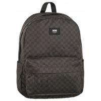 Plecak Vans Old Skool Check Brązowy Szkolny Kieszeń Na Laptopa Na Butelkę
