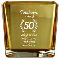 ZŁOTY WAZON urodziny prezent 18 20 30 40 50 60 70