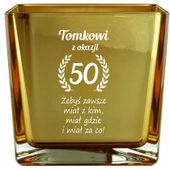 ZŁOTY WAZON urodziny prezent 18 20 30 40 50 60 70