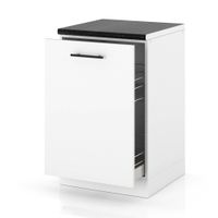 Szafka Kuchenna Stojąca Z Blatem Szafka Cargo 50cm Spremium Biały Mat