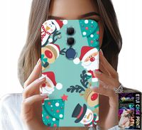 ETUI DO HUAWEI MATE 20 LITE - MIKOŁAJ, RENIFER BAŁWAN ŚWIĄTECZNE WZORY