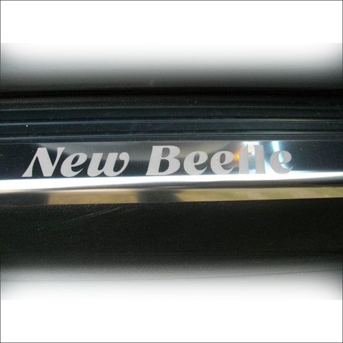 Listwa progowa VOLKSWAGEN NEW BEETLE  FLOWERS Stal nierdzewna 304 połysk na Arena.pl