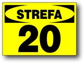 SZW-4 ZNAK TABLICA - 20 STREFA ZAGROŻENIA WYBUCHEM