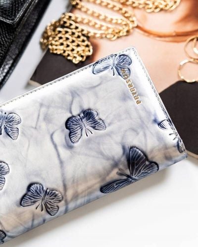 elegancki portfel damski ze skóry naturalnej zamykany na Arena.pl