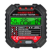 tester gniazd z wyświetlaczem cyfrowym habotest ht107d