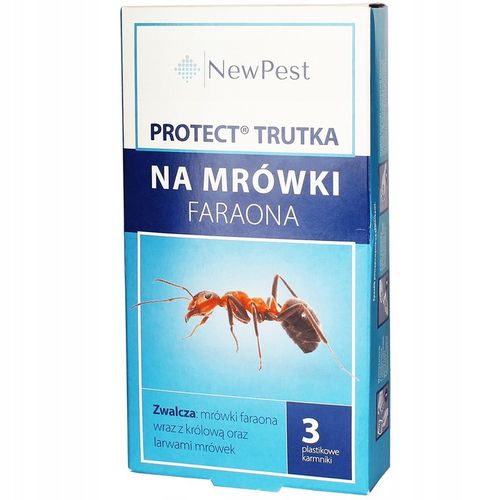 TRUTKA NA MRÓWKI FARAONA KARMNIK Z GRANULATEM PROTECT NEWPEST 3 SZTUKI na Arena.pl