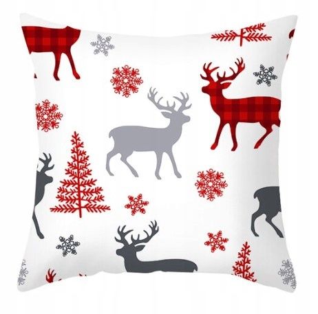 4x ZESTAW POSZEWKA NA PODUSZKĘ ŚWIĄTECZNA POSZEWKI ŚWIĄTECZNE Święta 40X40 na Arena.pl