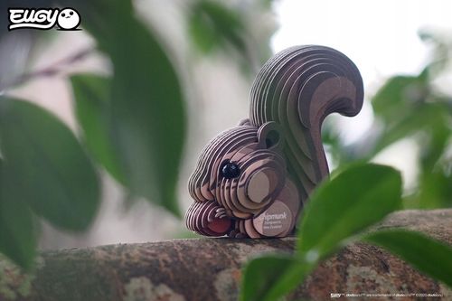 Wiewiórka Eugy. Eko Układanka Puzzle 3D na Arena.pl