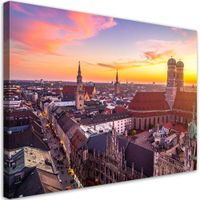 Obraz do salonu sypialni, Panorama Miasta 30x20