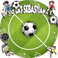 OPŁATEK NA TORT 20CM - PIŁKA NOŻNA BRAMKA + IMIĘ + ! 15CM 18CM