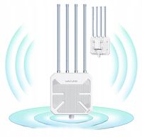 Wzmacniacz Sygnału Wifi Zewnętrzny Wlan Poe Ip67 Router 5Ghz / 2.4Ghz