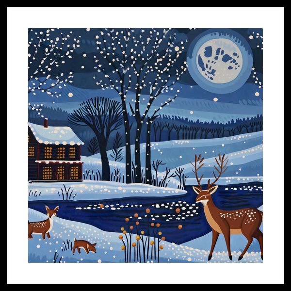 Plakat 50x50cm Przyszła Zima zdjęcie 3