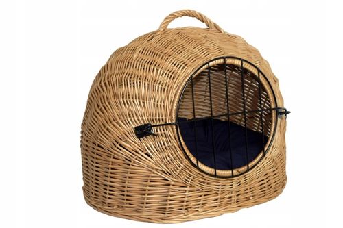 Transporter wiklinowy BUDA dla kota + poduszka na Arena.pl