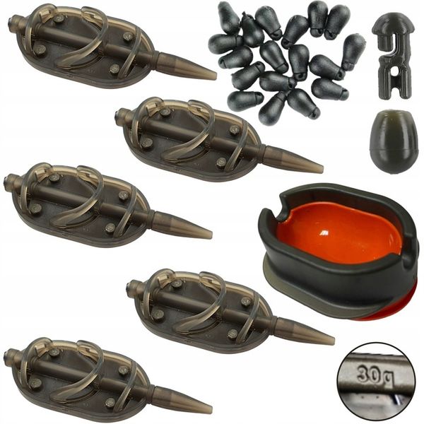 Zestaw 5x Koszyk ARC 30g + FOREMKA PRO METHOD FEEDER + 20x zdjęcie 1