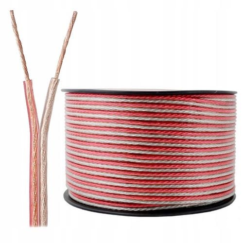 Kabel głośnikowy 100m 2x0,75mm CCA rolka Cabletech na Arena.pl