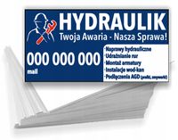 Wizytówki firmowe 100szt DUŻO WZORÓW USŁUGI HYDRAULICZNE