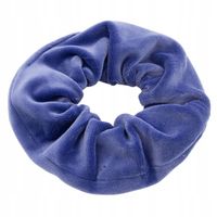 Gumka do włosów scrunchies welur granatowy MF23450-109