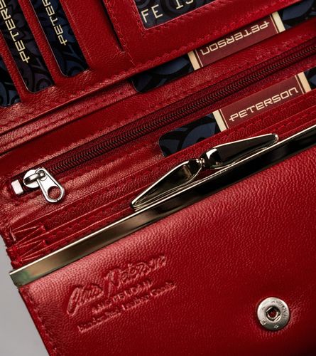 duży portfel damski z systemem rfid protect - peterson na Arena.pl