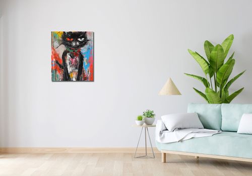 Obraz 50x60cm Gburowaty Kiciak na Arena.pl